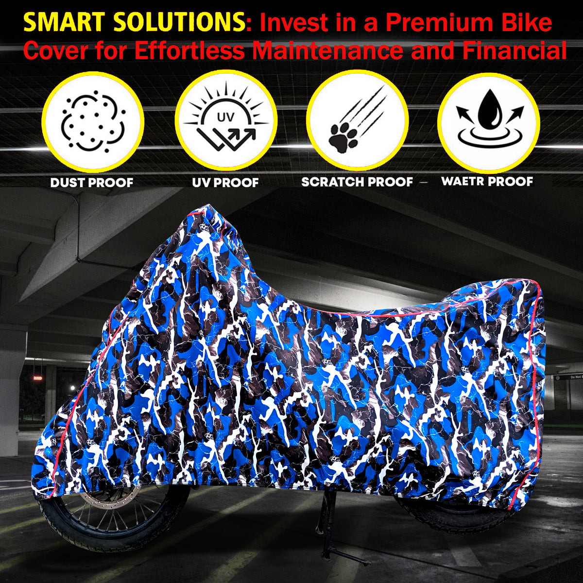 Premium Waterproof Bike Cover – Universal Fit for Motorcycles