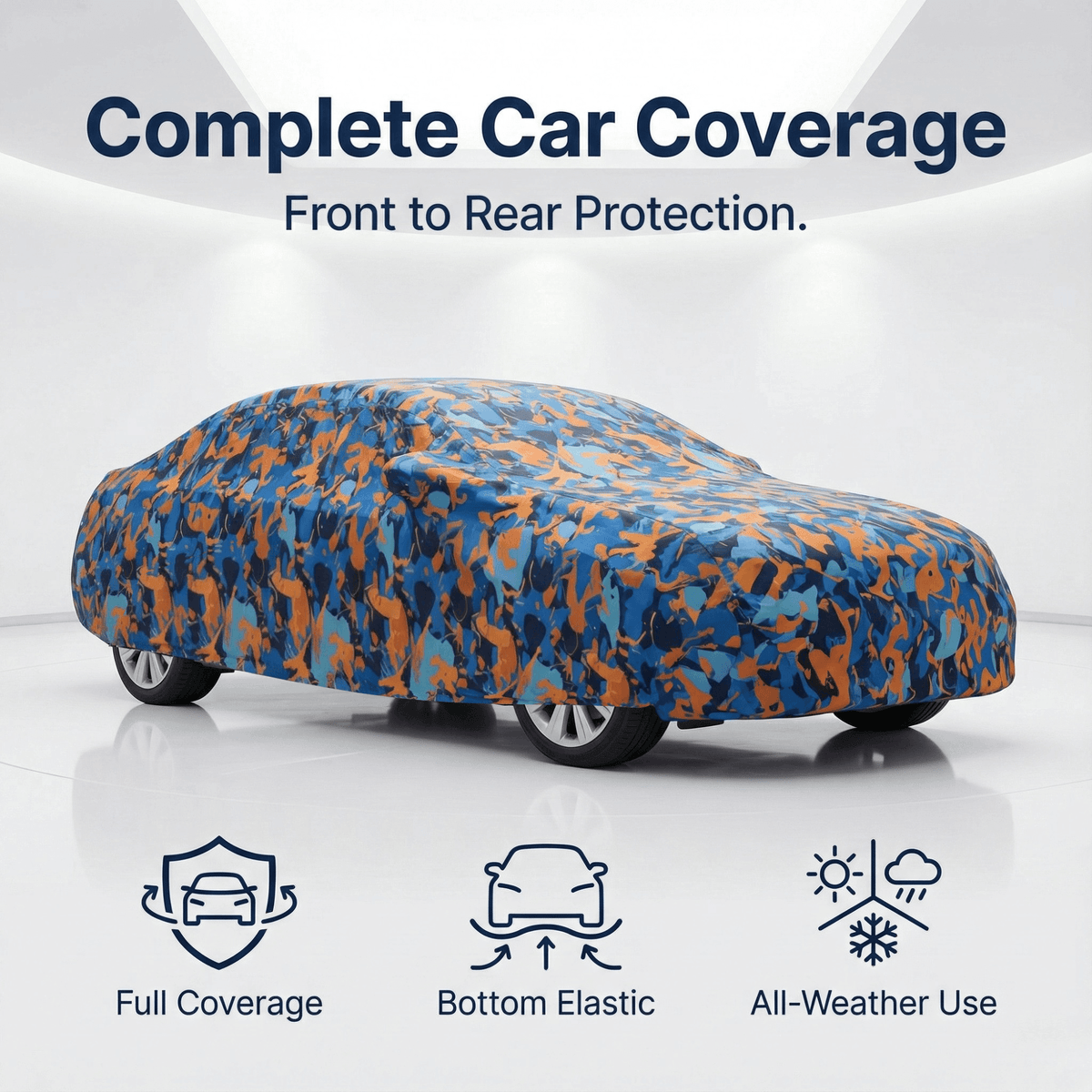 Mahindra Waterproof Car Body Cover For All Weather Protection By Bull Rider