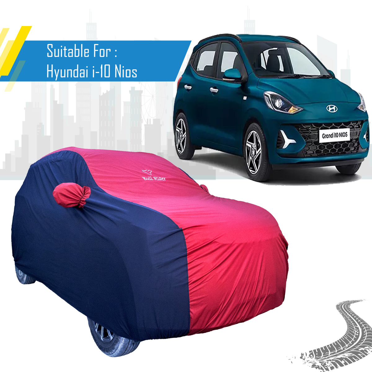 Hyundai i-10 Nios Supersoft Waterproof Car Body Cover By Bull Rider