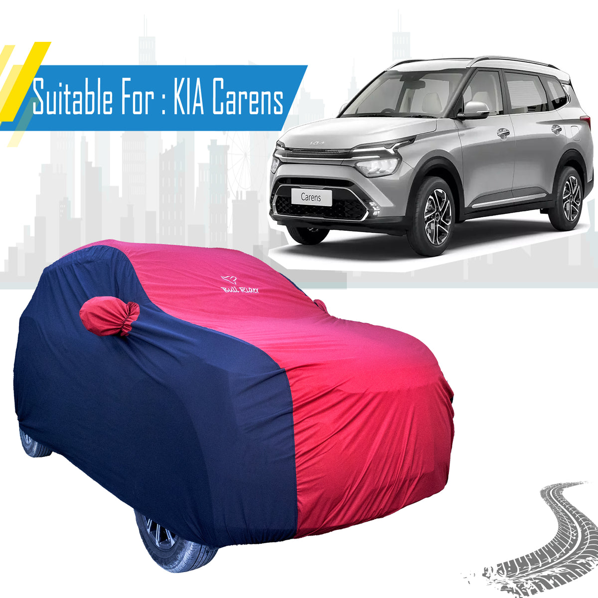 KIA Carens Supersoft Waterproof Car Body Cover By Bull Rider