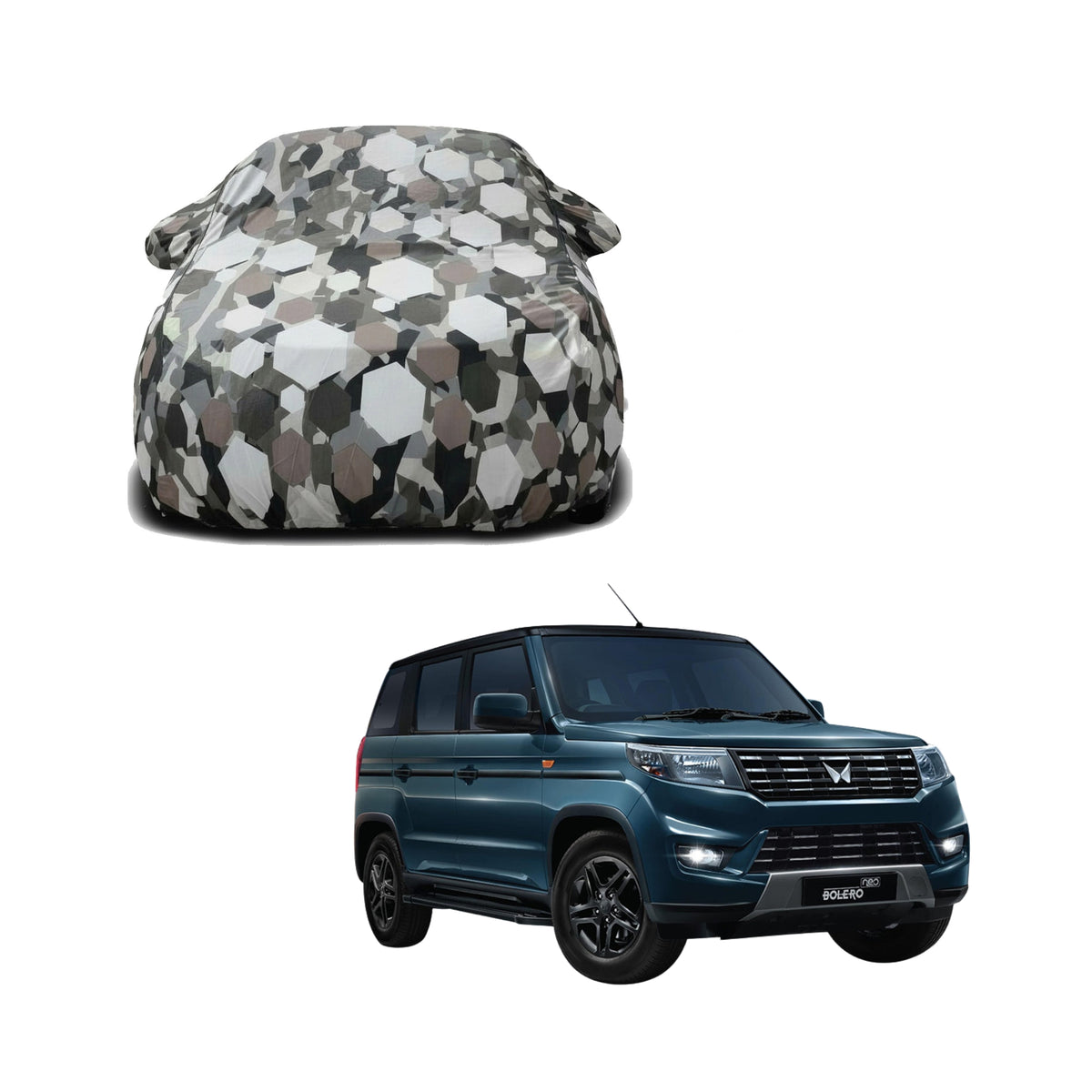 Mahindra Waterproof Car Body Cover For All Weather Protection By Bull Rider