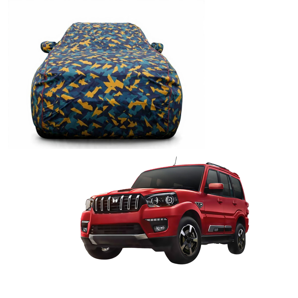 Mahindra Waterproof Car Body Cover For All Weather Protection By Bull Rider