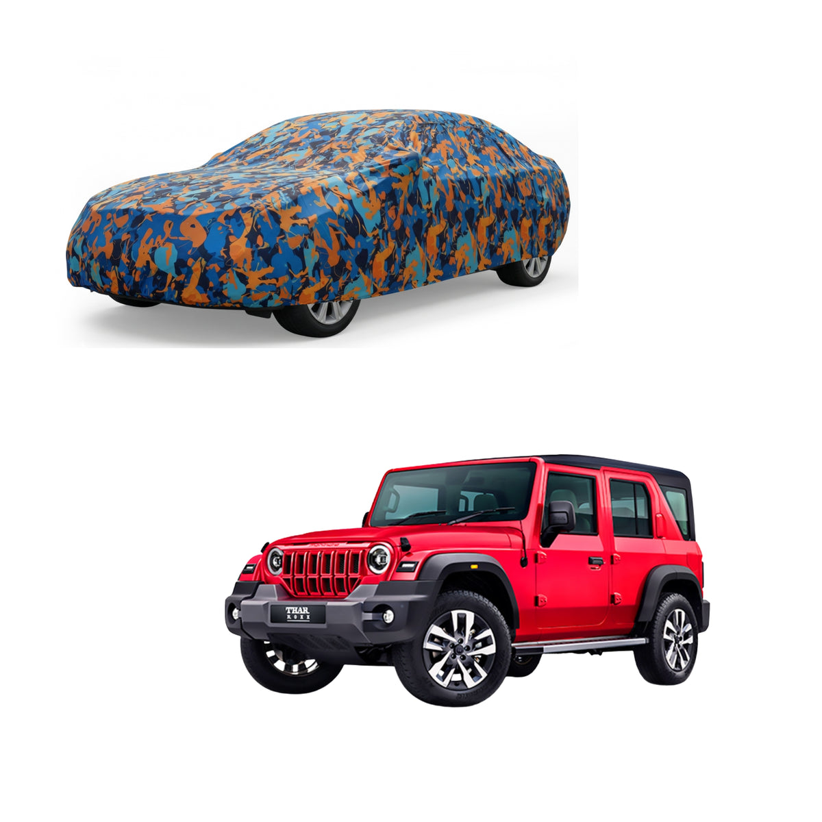 Mahindra Waterproof Car Body Cover For All Weather Protection By Bull Rider