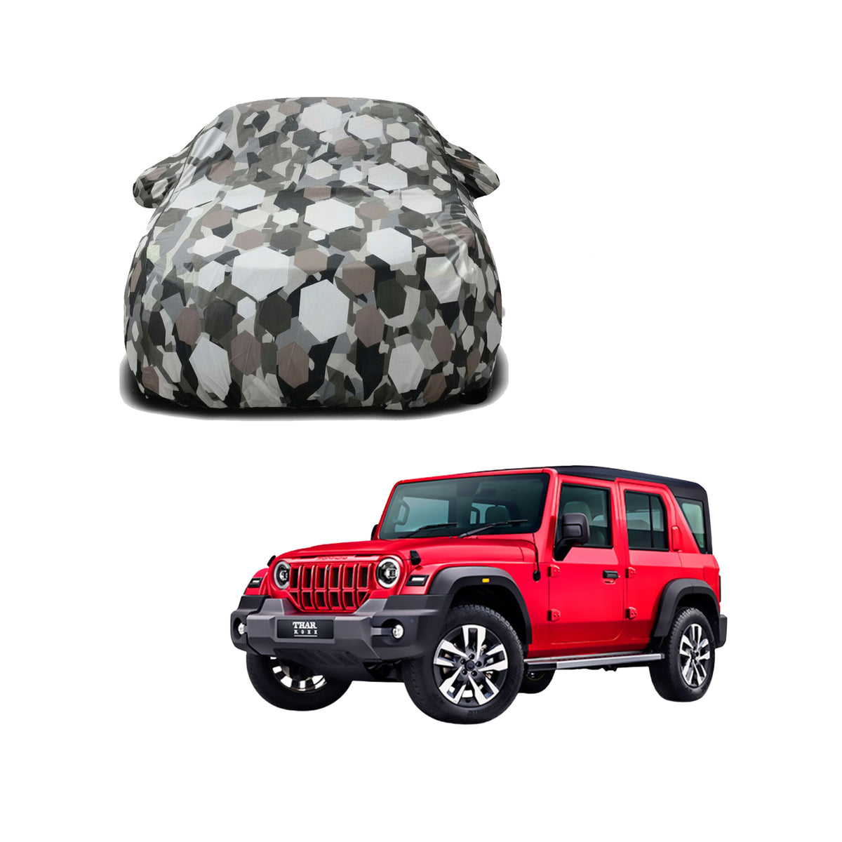 Mahindra Waterproof Car Body Cover For All Weather Protection By Bull Rider