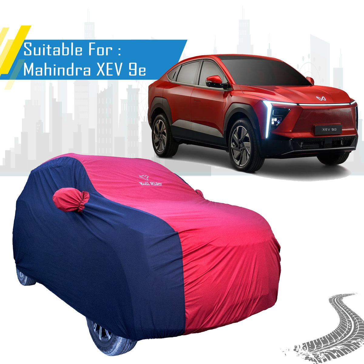 Mahindra XEV 9e Supersoft Waterproof Car Body Cover By Bull Rider