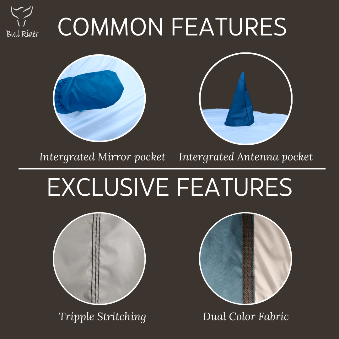 Maruti Suzuki Brezza car cover with mirror pockets