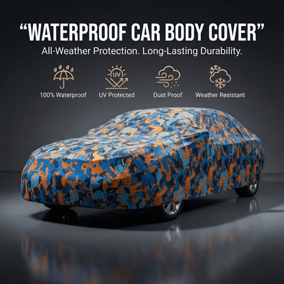 Mahindra Waterproof Car Body Cover For All Weather Protection By Bull Rider