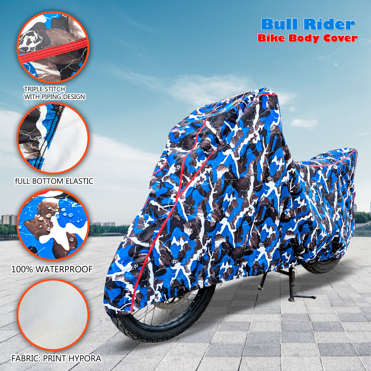 Premium Waterproof Bike Cover – Universal Fit for Motorcycles