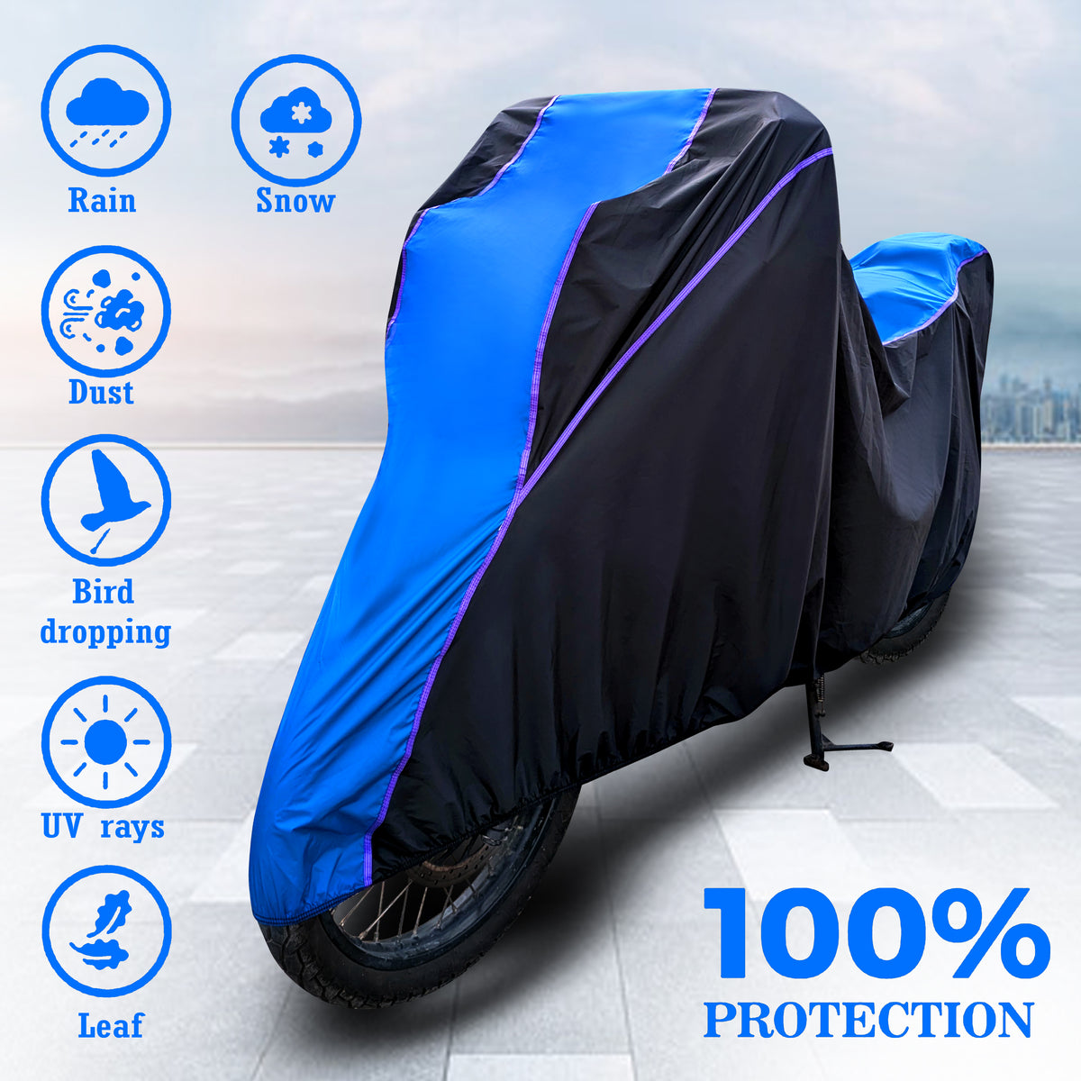 Premium Waterproof Bike Cover – Universal Fit for Motorcycles