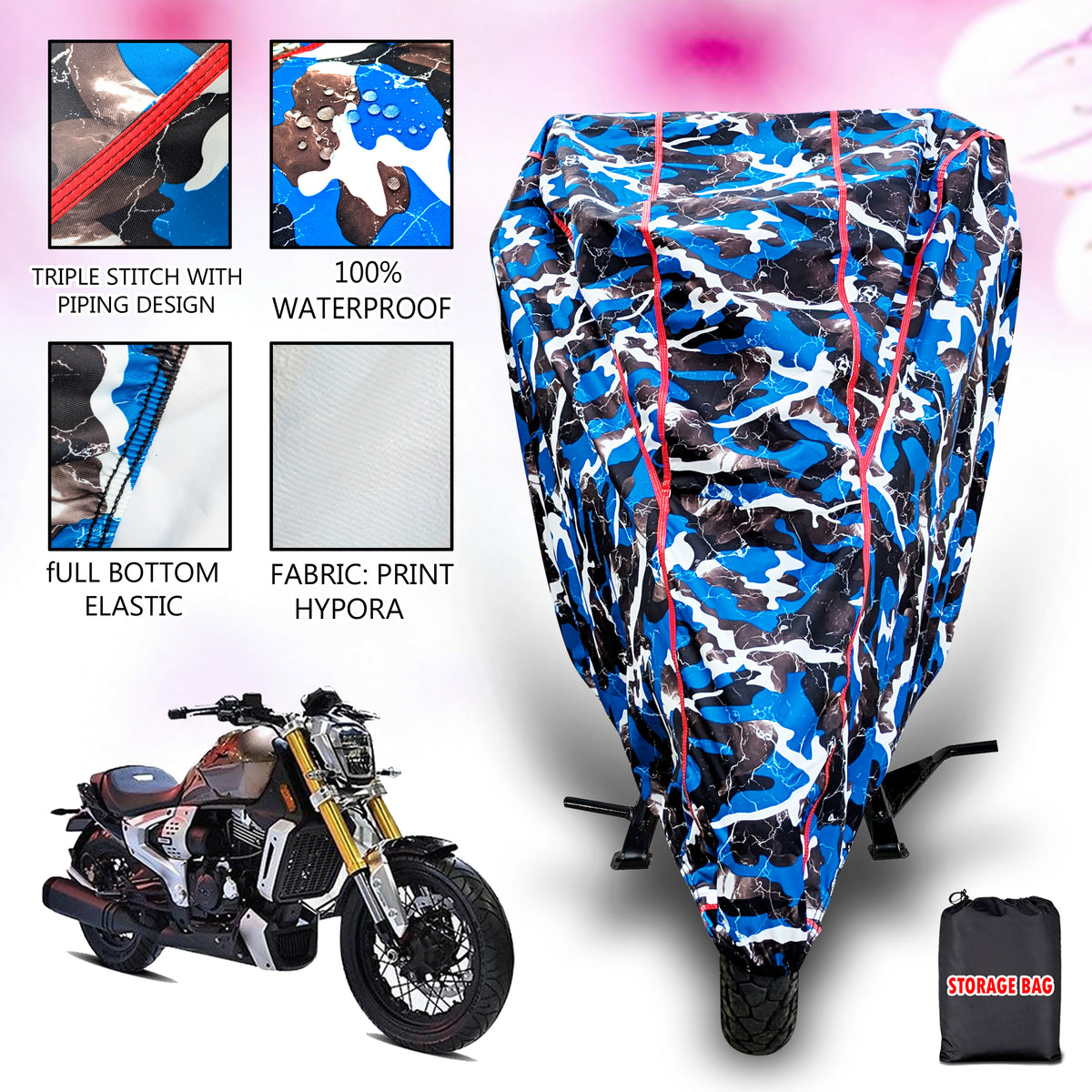 Premium Waterproof Bike Cover – Universal Fit for Motorcycles