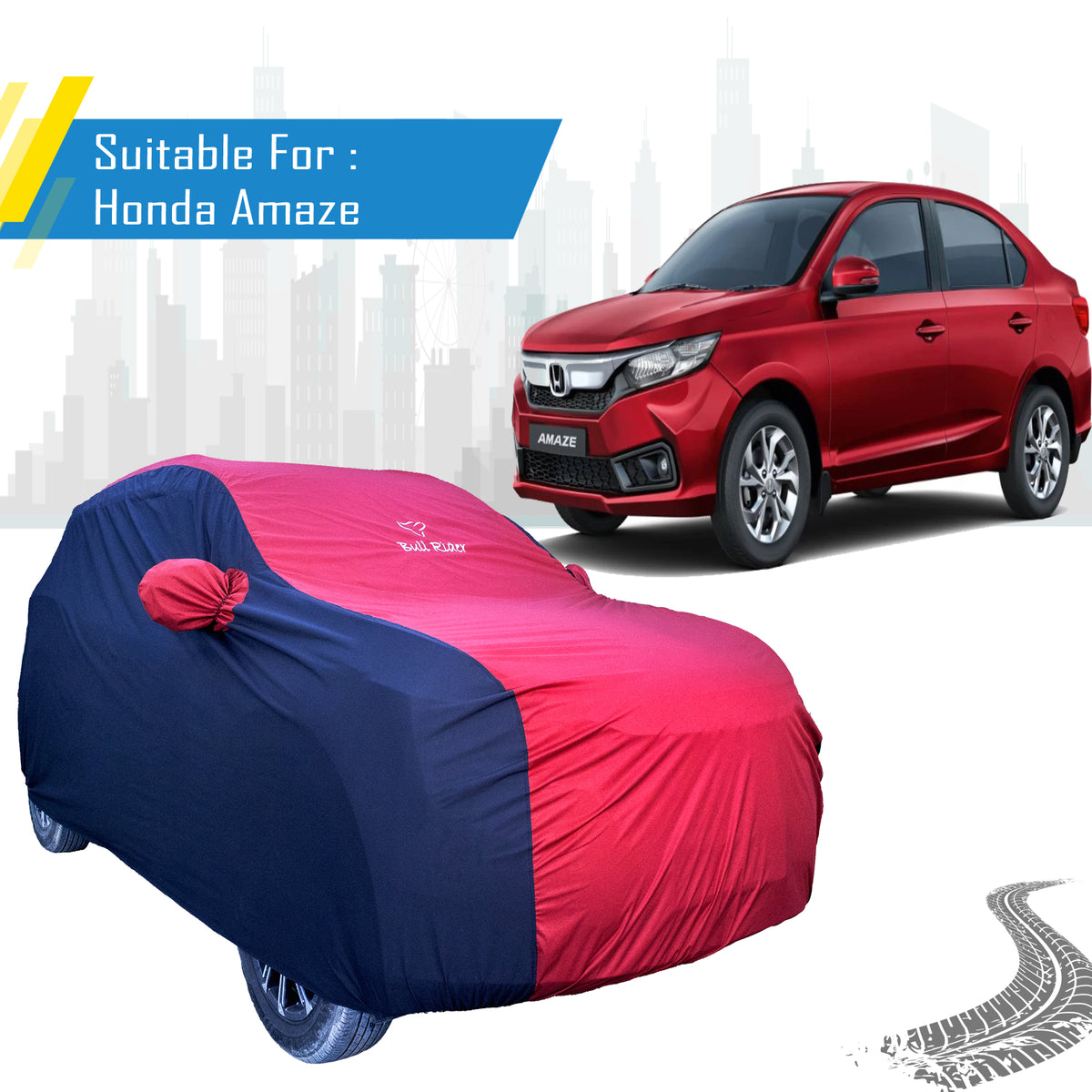 Honda Amaze Supersoft Waterproof Car Body Cover By Bull Rider
