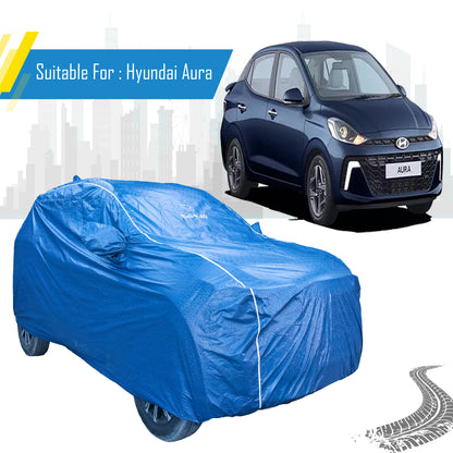 Hyundai Aura Featherlite waterproof car body cover by Bull Rider