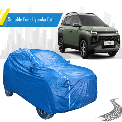 Hyundai Exter Featherlite waterproof car body cover by Bull Rider