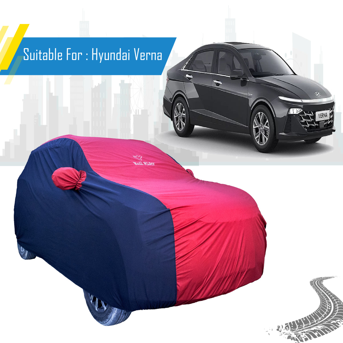 Hyundai Verna Supersoft Waterproof Car Body Cover By Bull Rider