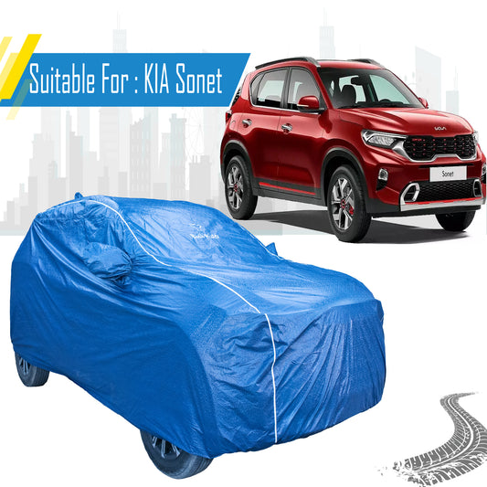 Kia Sonet Featherlite waterproof car body cover by Bull Rider
