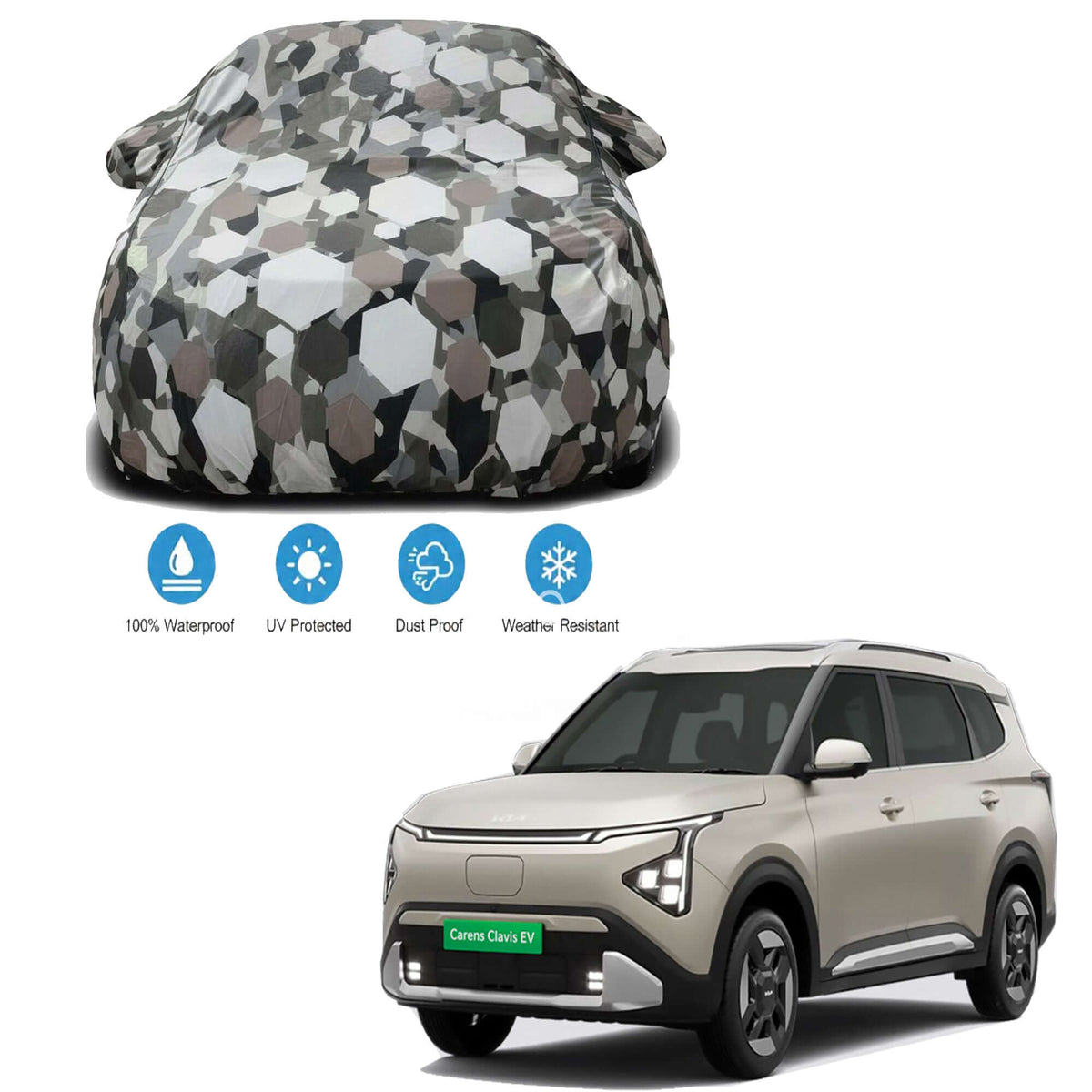 KIA Waterproof Car Body Cover For All Weather By Bull Rider