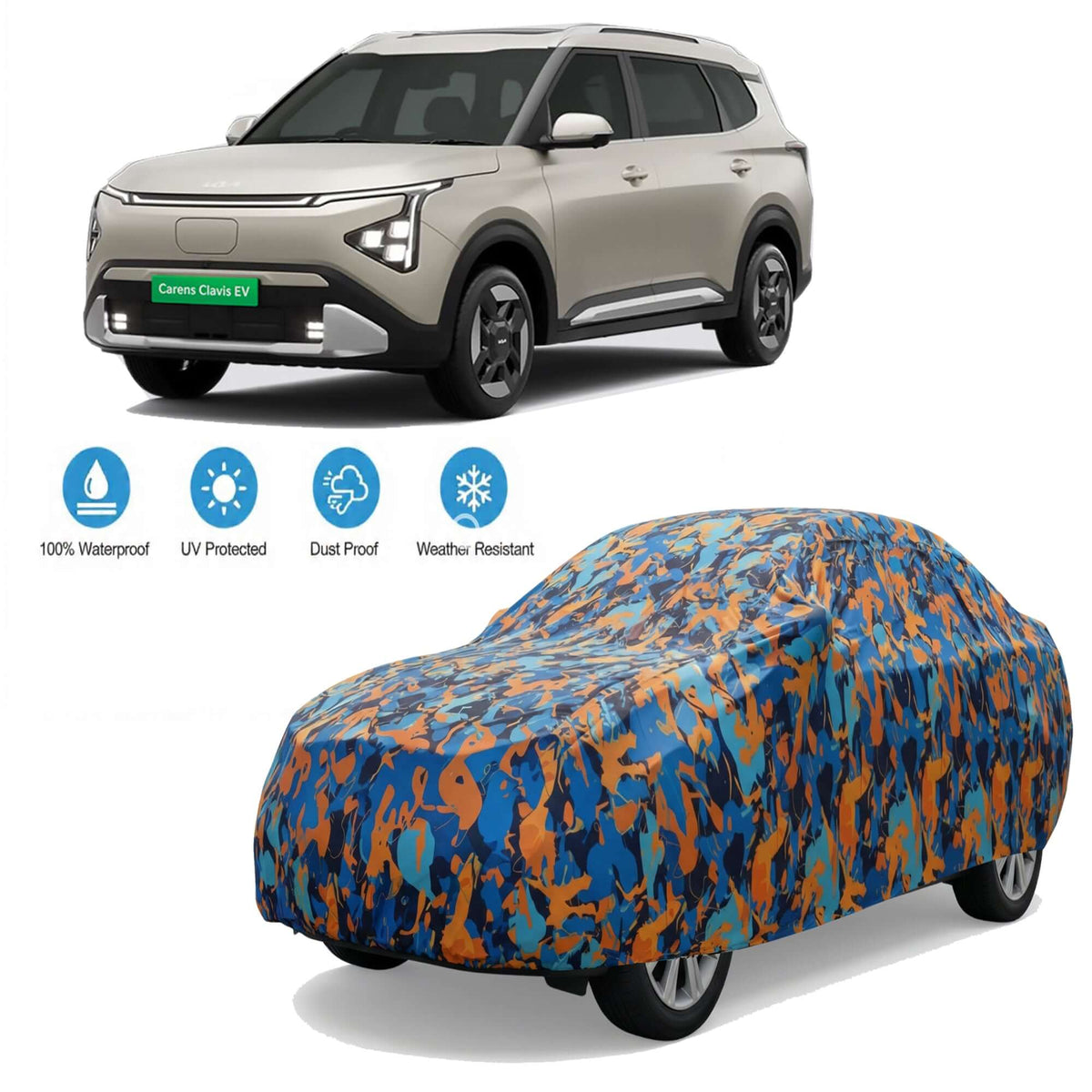 KIA Waterproof Car Body Cover For All Weather By Bull Rider