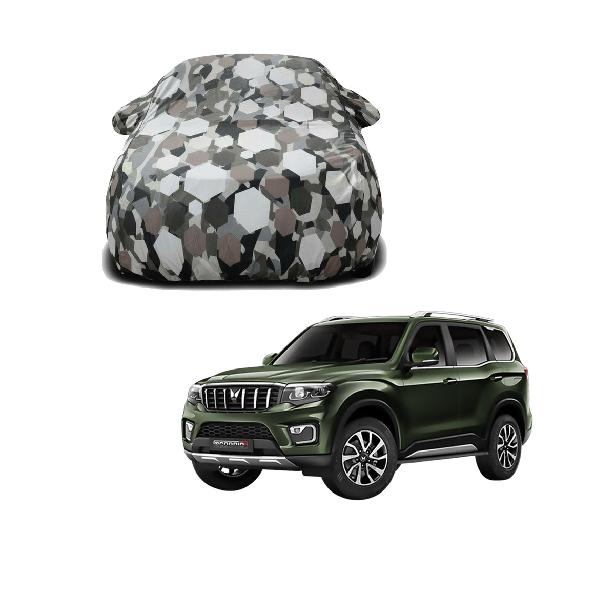 Mahindra Waterproof Car Body Cover For All Weather Protection By Bull Rider