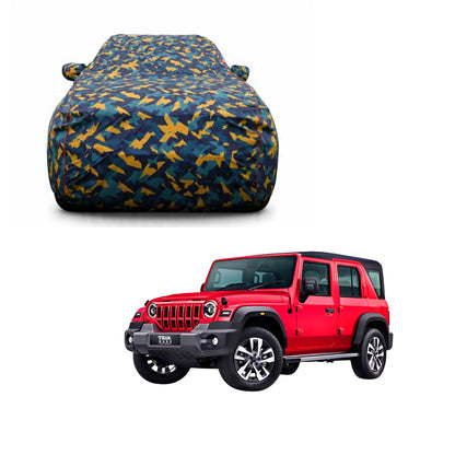 Mahindra Waterproof Car Body Cover For All Weather Protection By Bull Rider