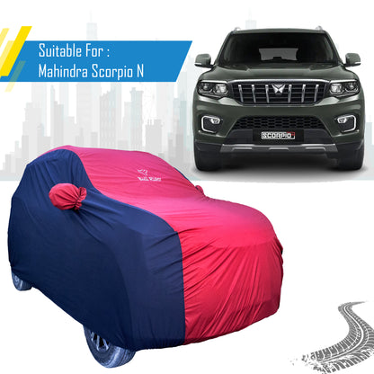 Mahindra Scorpio N Supersoft Waterproof Car Body Cover By Bull Rider