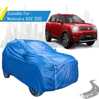 Mahindra XUV300 Featherlite waterproof car body cover by Bull Rider