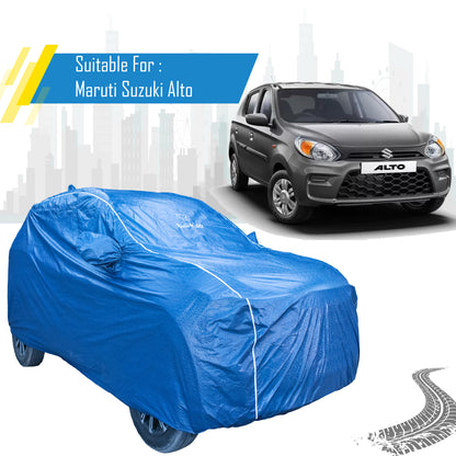 Maruti Suzuki Alto car cover with mirror pockets – Bull Rider Featherlite