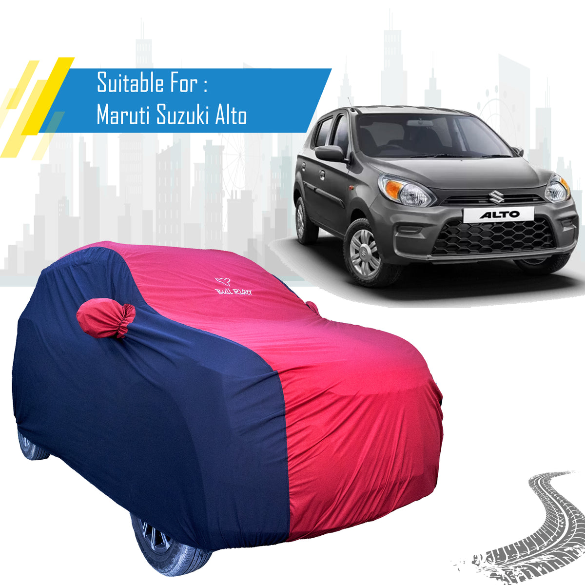 Maruti Suzuki Alto Supersoft Waterproof Car Body Cover By Bull Rider