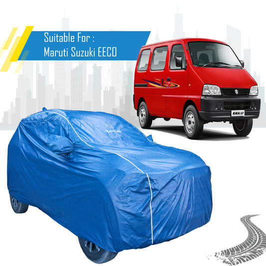 Maruti Suzuki Eeco car cover with mirror pockets – Bull Rider Featherlite