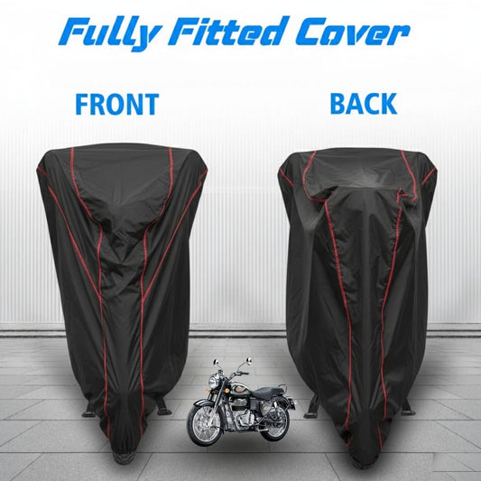 Sanrachnass Bull Rider bike cover for Royal Enfield Bullet 350, waterproof, UV protected, dustproof, all-weather motorcycle cover.