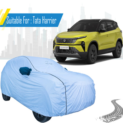 Tata Harrier Car Cover – All Weather Waterproof Body Cover with Mirror Pockets | Bull Rider