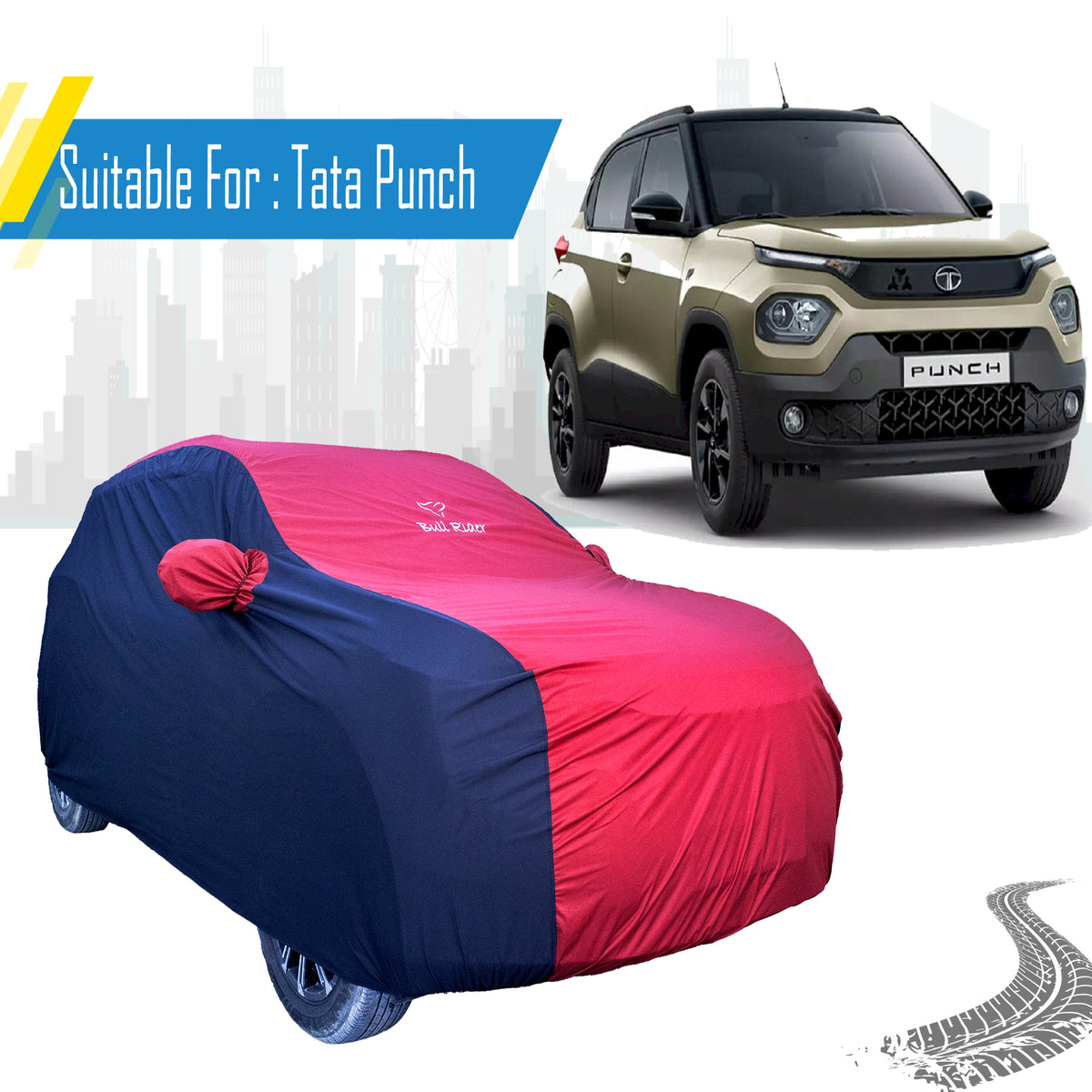 Tata Punch Supersoft Waterproof Car Body Cover By Bull Rider