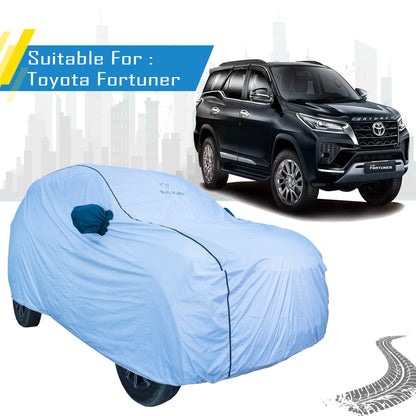 Toyota Fortuner Car Cover – All Weather Waterproof Body Cover with Mirror Pockets | Bull Rider