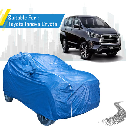 Toyota Innova Crysta car cover with mirror pockets – Bull Rider Featherlite