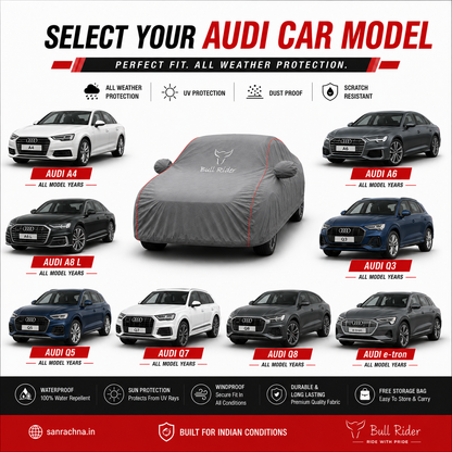 Bull Rider Audi All Weather Waterproof Car Body Cover