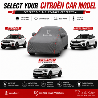 Bull Rider Citroen All Weather Waterproof Car Body Cover