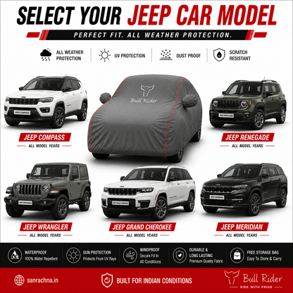 Bull Rider Jeep All Weather Waterproof Car Body Cover