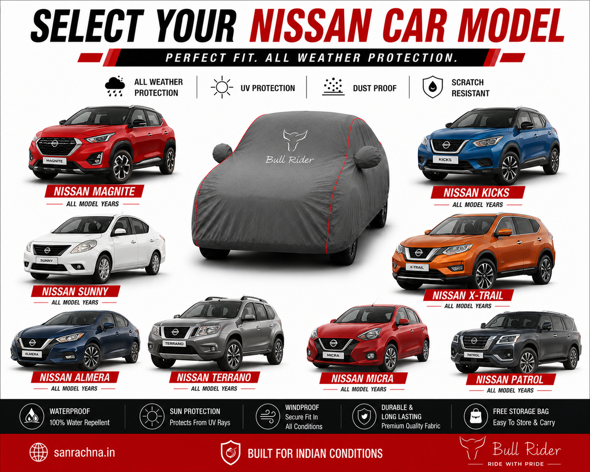 Bull Rider Nissan All Weather Waterproof Car Body Cover