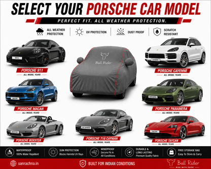 Bull Rider Porsche All Weather Waterproof Car Body Cover