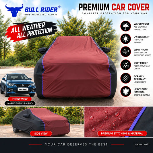Maruti Suzuki Supersoft Waterproof Car Body Cover – Custom Fit for All Models | Bull Rider