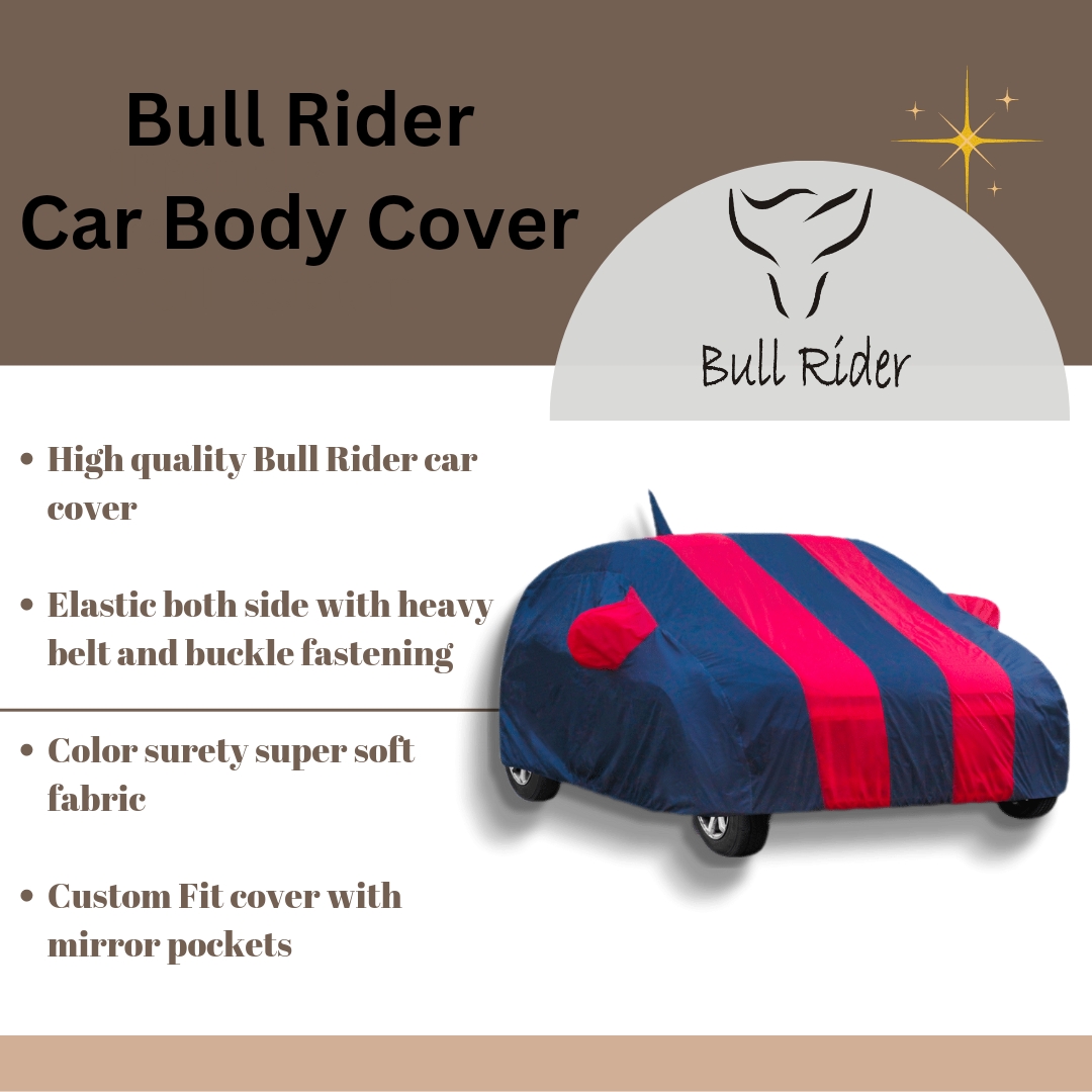 Bull Rider Designer Custom Fit Car Body Cover www.