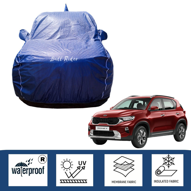 Car Cover Compatible with KIA Rio Rondo Sedona Seltos Sorento All Weather  Car Cover with Night Reflective Waterproof Anti-Snow dust-Proof Scratch